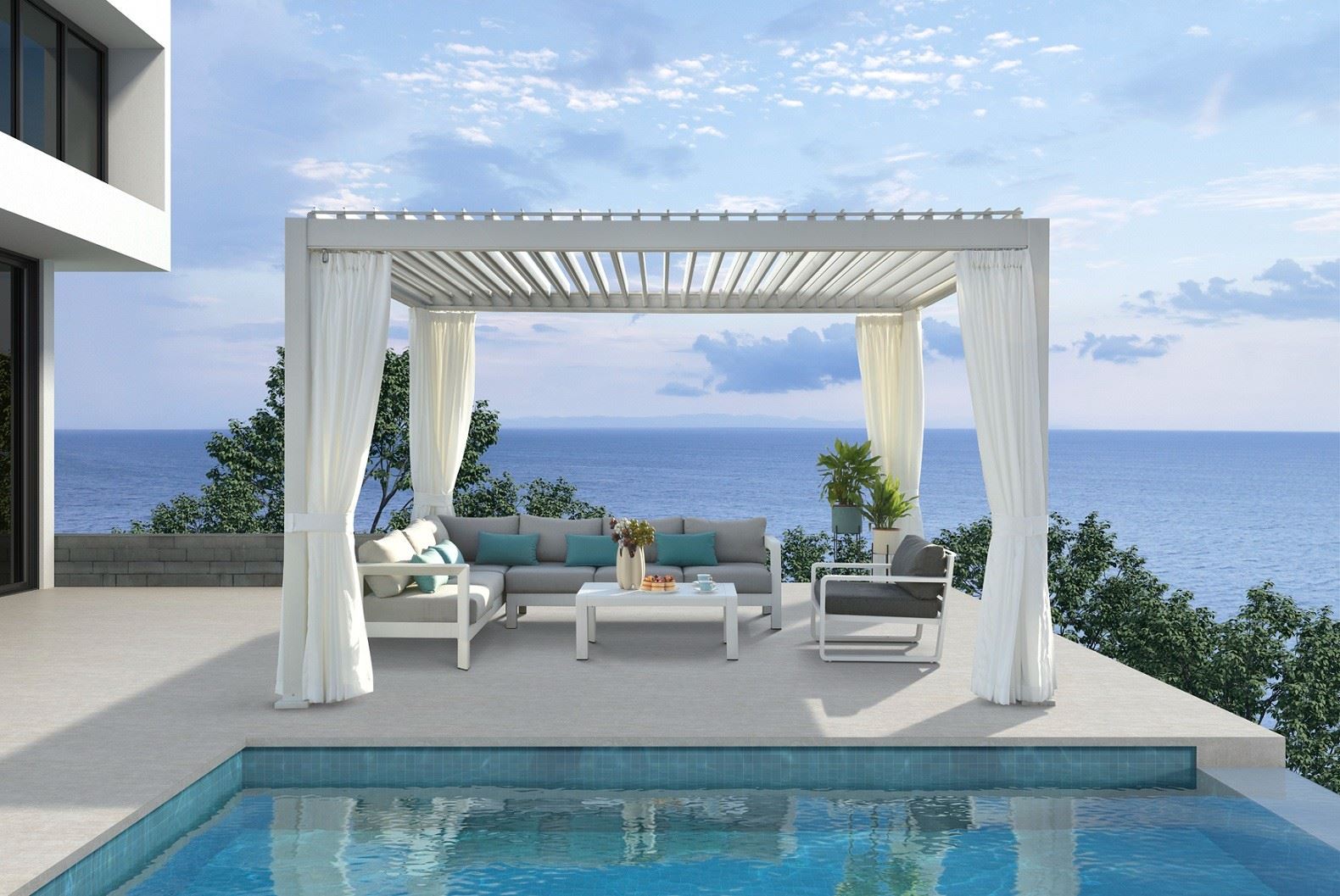 aluminum pergola with retractable canopy.jpg
