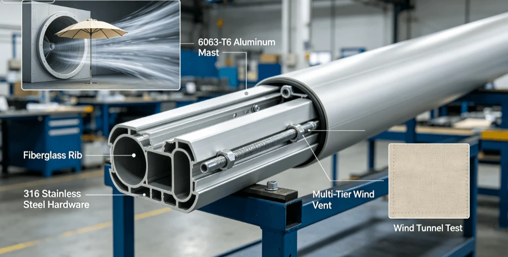 Cantilever vs Center Pole Umbrella: Which Design is More Wind-Resistant for High-Wind Areas? Cantilever vs Center Pole Umbrella: Which Design is More Wind-Resistant for High-Wind Areas?